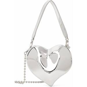 NEW SIMON MILLER molded heart bag in silver